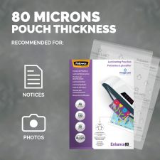 Fellowes 53060 IL A5 80Mic Pouch 100pk thumbnail 6