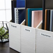 Dymo 16959 D1 12mm x 5.5m Black on White Polyester labels thumbnail 6