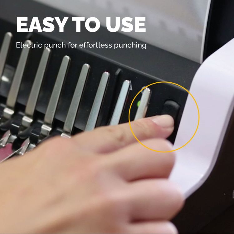 Fellowes Pulsar A4 Electric Comb Binder - Image 5