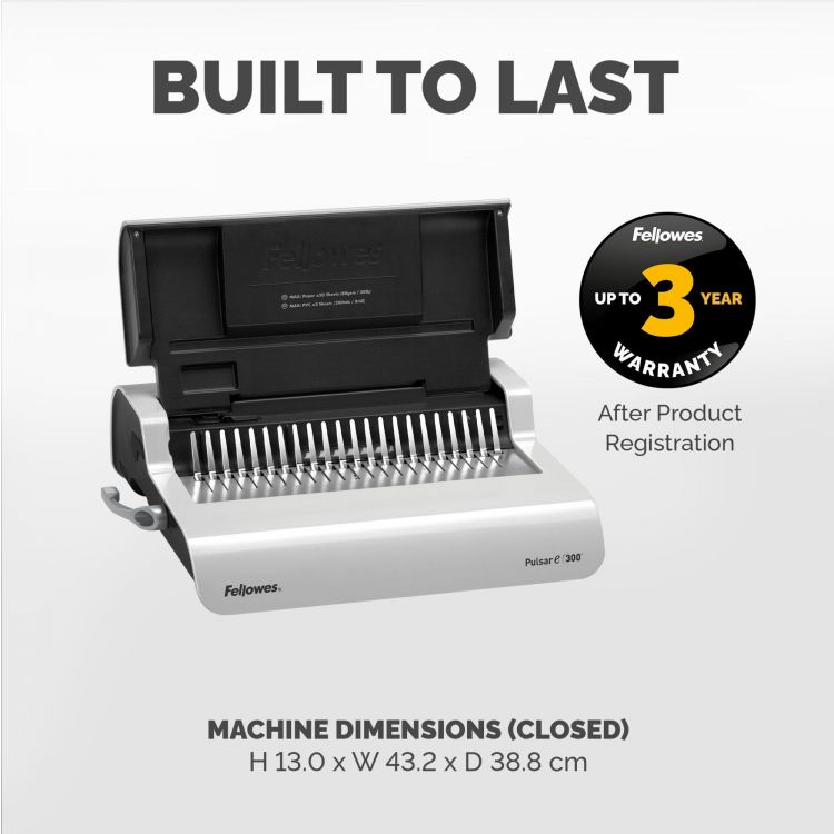 Fellowes Pulsar A4 Electric Comb Binder - Image 4
