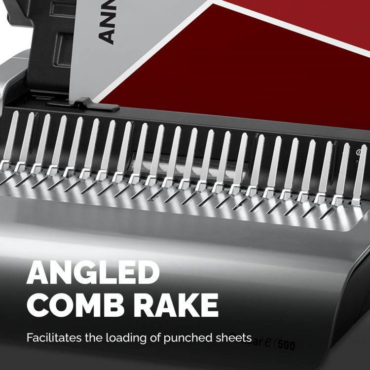 Fellowes Quasar 500 A4 Electric Comb Binder - Image 2