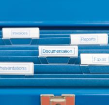 Dymo 40914 D1 9mm x 7m Blue on White Tape thumbnail 6