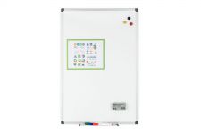 Bi-Office Maya Enamel Aluminium Framed Whiteboard 1200x900mm thumbnail 9