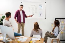 Bi-Office Maya Enamel Aluminium Framed Whiteboard 1800x1200mm thumbnail 8