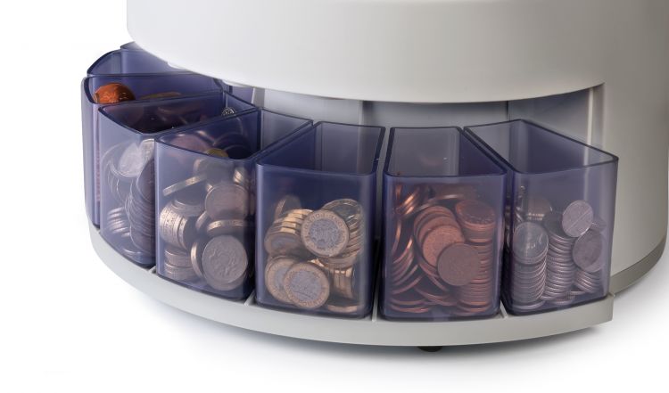Safescan 1250 GBP Automatic Coin Counter and Sorter - Image 4