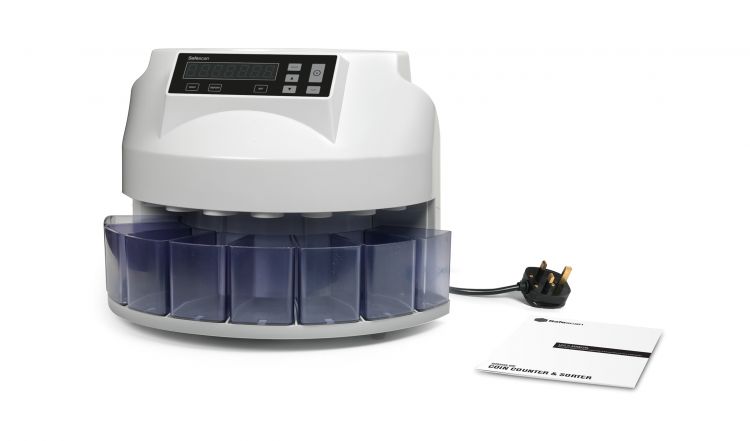 Safescan 1250 GBP Automatic Coin Counter and Sorter - Image 7