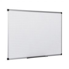 Bi-Office Maya Gridded 1800x1200mm Aluminium Framed Whiteboard thumbnail 6