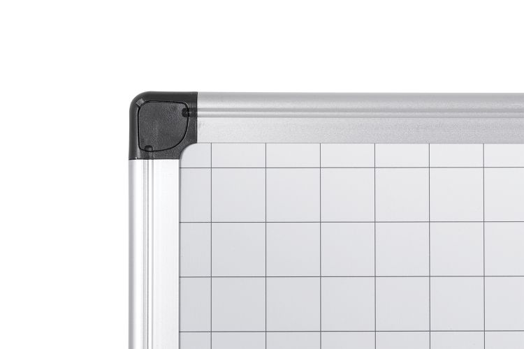 Bi-Office Maya Gridded 1800x1200mm Aluminium Framed Whiteboard - Image 3