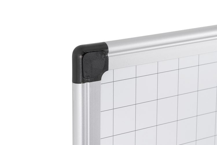 Bi-Office Maya Gridded 1800x1200mm Aluminium Framed Whiteboard - Image 4
