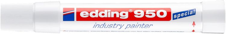 edding 950 Industry painter white Box of 10 - Image 2