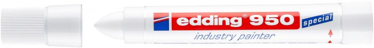 edding 950 Industry painter white Box of 10 - Image 3