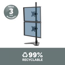 Fellowes 8044001 Seasa Freestanding Dual Stacking Monitor Arm thumbnail 5