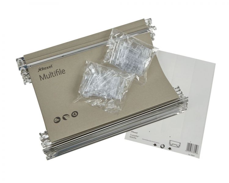 Rexel Multifile Foolscap Suspension File Pack of 50 - Image 4