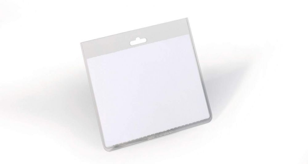 Durable Name Badge ID Card Holders with Insert Cards PK20 60x90mm