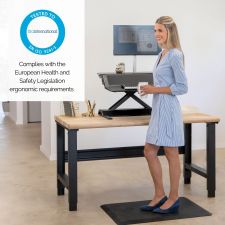 Fellowes 0007901 Lotus Sit Stand Workstation - Black thumbnail 7