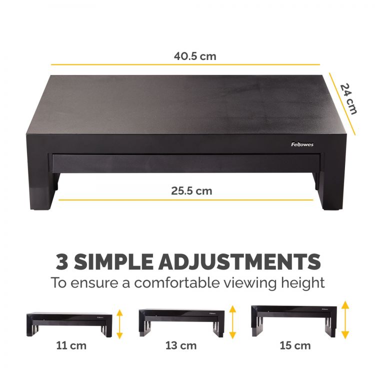 Fellowes 8038101 Designer Suites Monitor Riser - Image 3