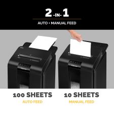 Fellowes Automax 100M Mini Cut Shredder thumbnail 3