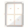 Nobo 1902577 Premium Plus External Glazed Case Magnetic 4 x A4