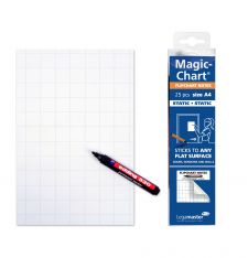 Legamaster Magic-Chart Notes Gridded Flipchart Foil A4 thumbnail 3