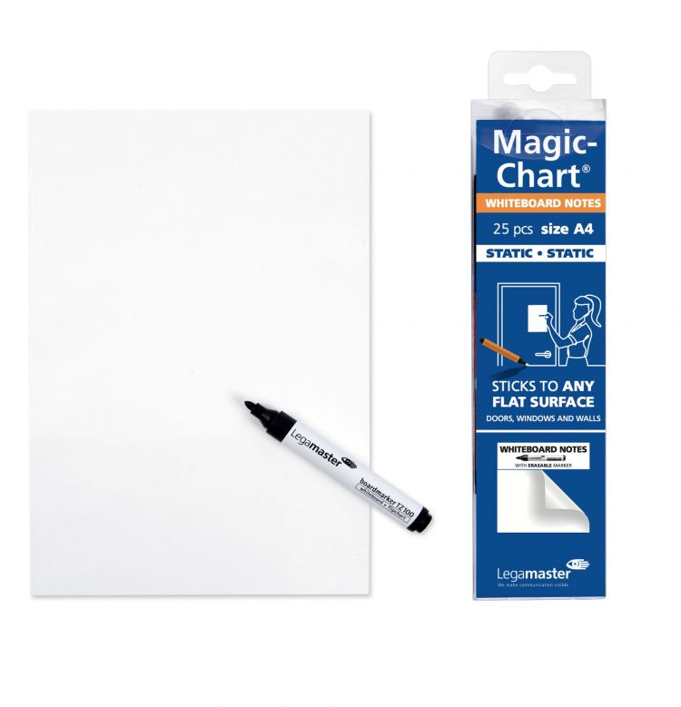 Legamaster Magic-Chart Notes Plain whiteboard foil A4 - Image 2