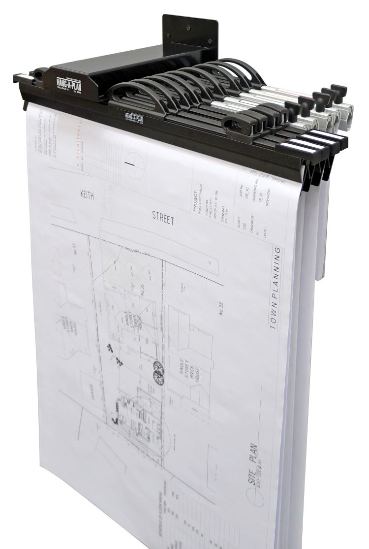 Arnos Hang-A-Plan 10 Binder Wall Rack - Image 4