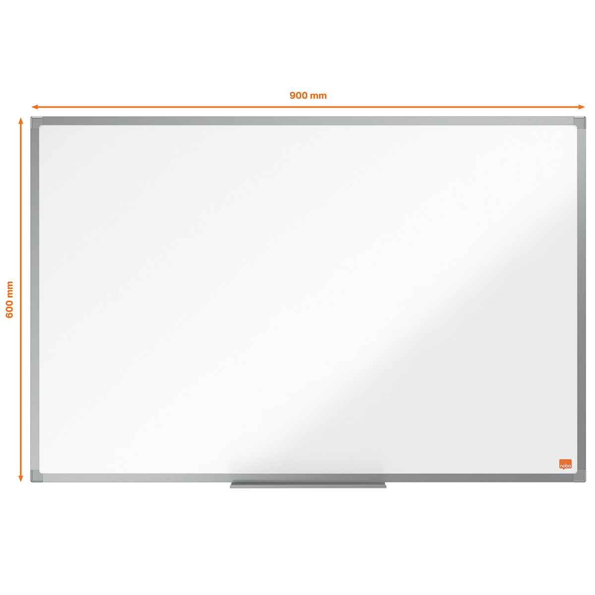 Nobo 1905210 Essence Steel Magnetic Whiteboard 900 x 600mm