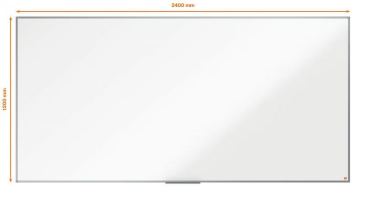 Nobo 1905214 Essence Steel Magnetic Whiteboard 2400 x 1200mm - Image 2