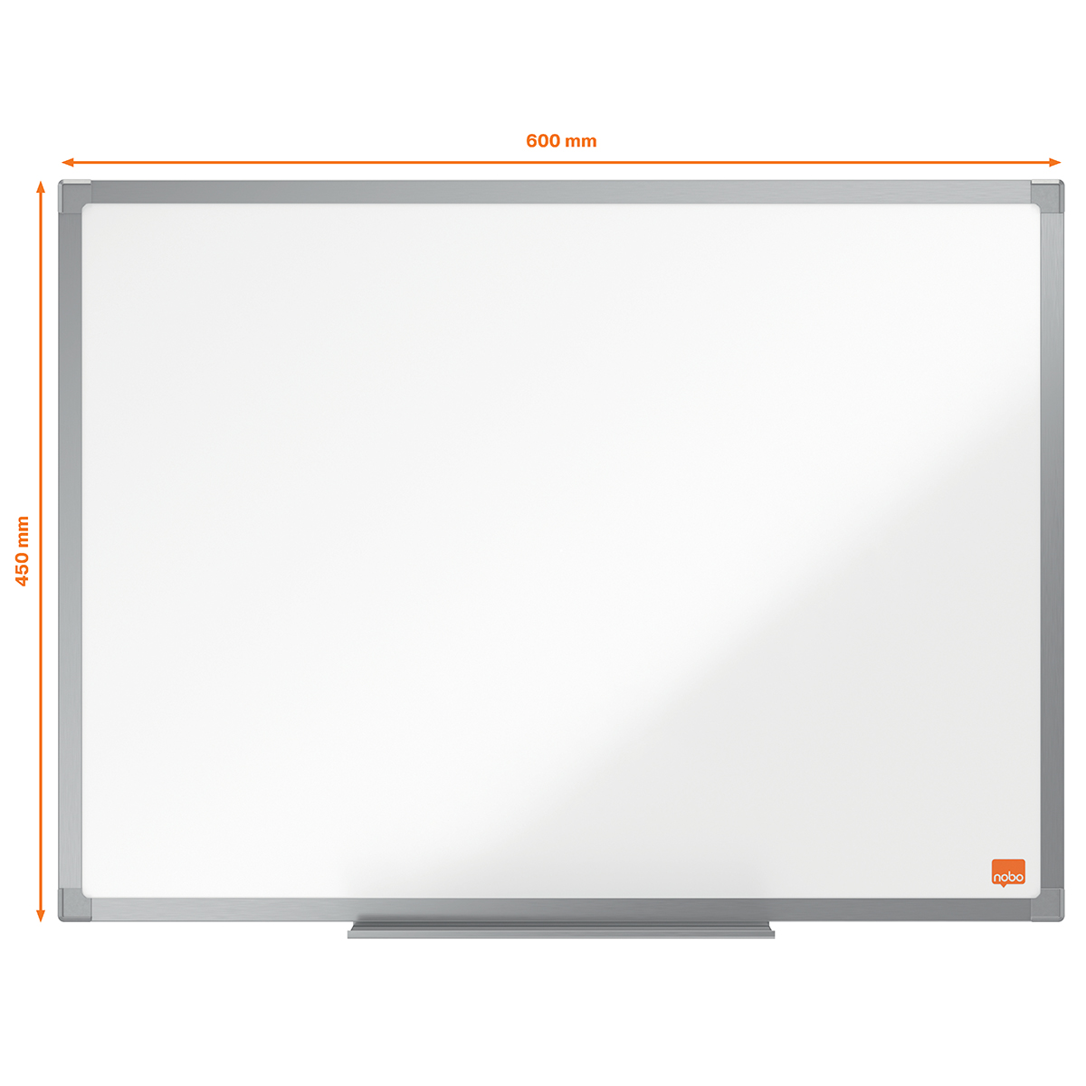 Nobo 1905209 Essence Steel Magnetic Whiteboard 600 x 450mm