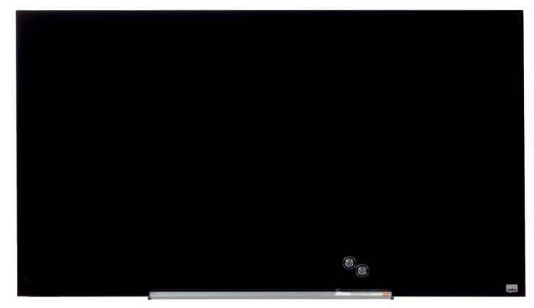 Nobo 1905181 Black Impression Pro Glass Magnetic Whiteboard 1260x710mm - Image 5