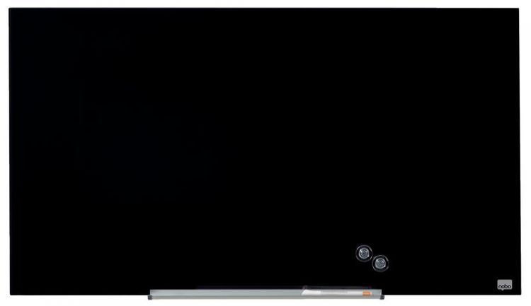 Nobo 1905180 Black Impression Pro Glass Magnetic Whiteboard 1000x560mm - Image 6