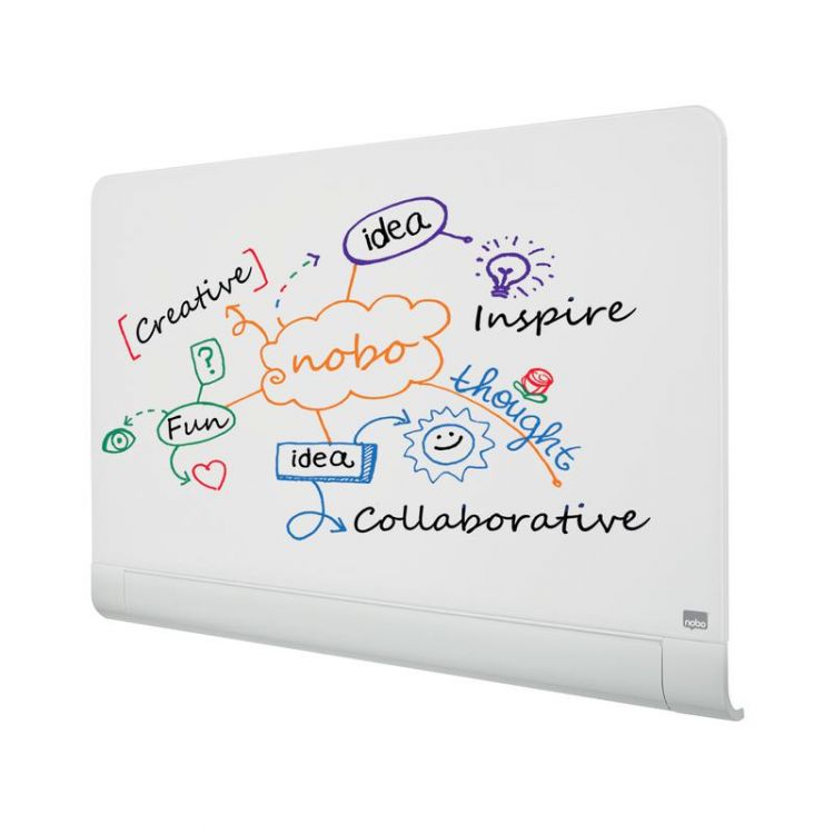 Nobo 1905191 Impression Pro Glass Magnetic Whiteboard 1000x560mm - Image 3