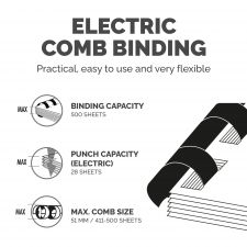 Fellowes Galaxy Electric Comb Binder thumbnail 5
