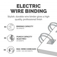 Fellowes Galaxy A4 Electric Wire Binder thumbnail 7