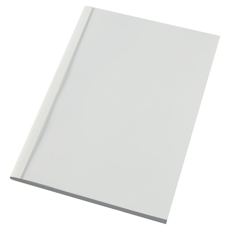 GBC IB370052 Standard White ThermaBind Cover A4 8mm Pack 100 - Image 2