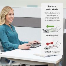 Fellowes 9894701 Medium Penguin Ambidextrous Vertical Mouse - Wireless thumbnail 3