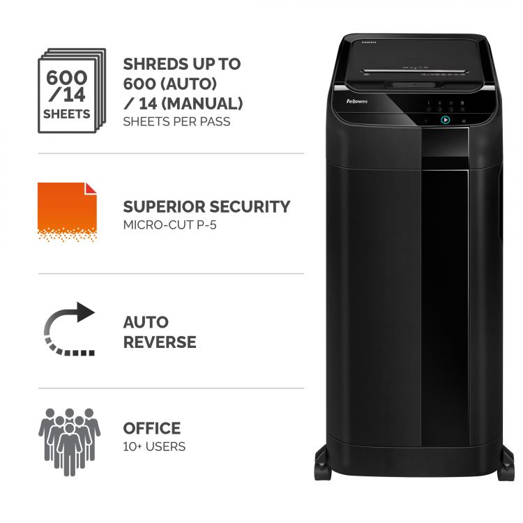 Fellowes Automax 600M Micro Cut Shredder - Image 2
