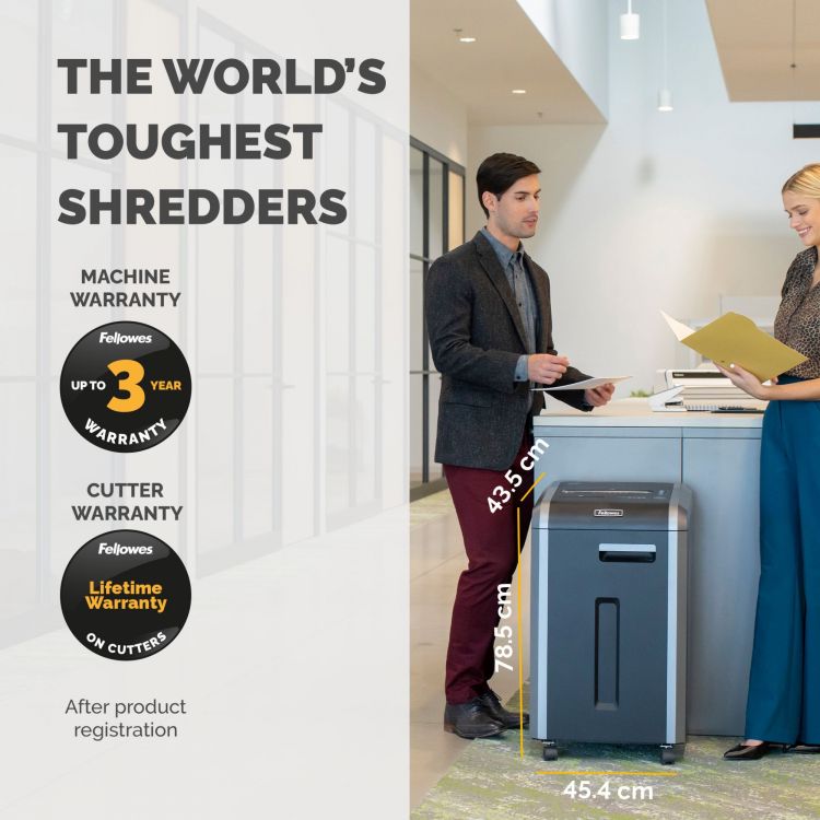 Fellowes 225CI Cross Cut Shredder - Image 9