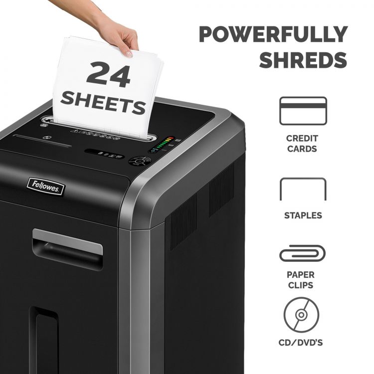 Fellowes 225CI Cross Cut Shredder - Image 7