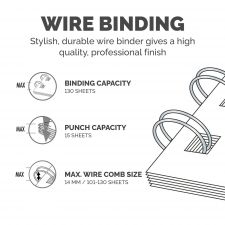 Fellowes Quasar A4 Wire Binder thumbnail 7