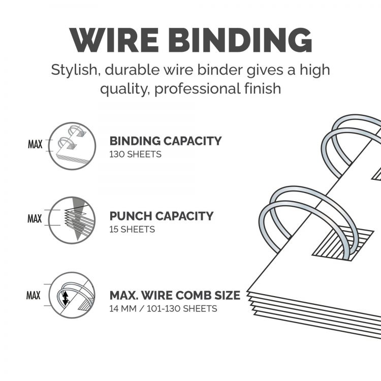 Fellowes Quasar A4 Wire Binder - Image 7