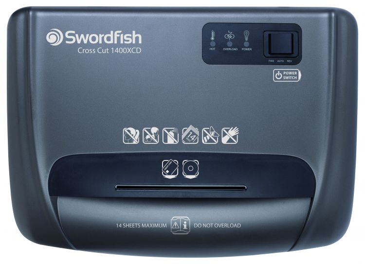 Swordfish 1400XCD Cross Cut Shredder