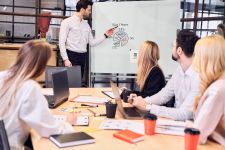 Bi-Office Glass Revolving Board 1500 x1200mm thumbnail 3