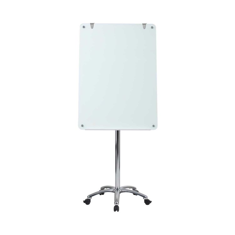 Bi-Office 700 x 1000mm Magnetic Glass Mobile Easel - Image 2