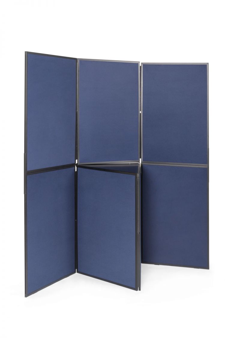 Bi-Office 7 Panel Showboard Exhibition System 900x600x110mm - Image 1