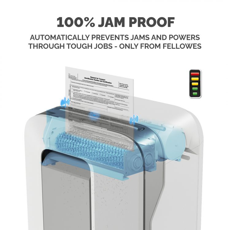 Fellowes Powershred LX201 Micro-Cut Shredder White - Image 4