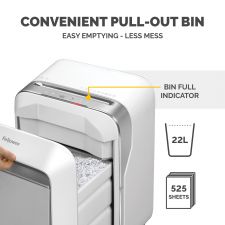 Fellowes Powershred LX201 Micro-Cut Shredder White thumbnail 8