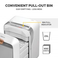 Fellowes Powershred LX211 Micro-Cut Shredder White thumbnail 5