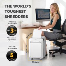 Fellowes Powershred LX211 Micro-Cut Shredder White thumbnail 8