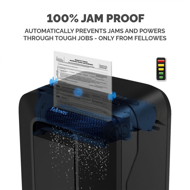Fellowes Powershred LX211 Micro-Cut Shredder Black - Image 4