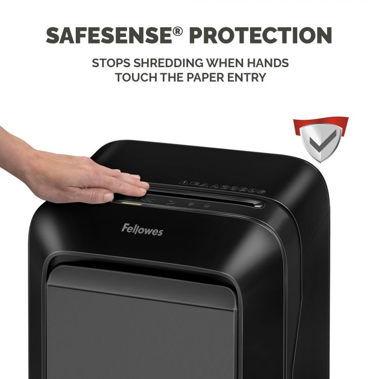 Fellowes Powershred LX211 Micro-Cut Shredder Black - Image 5